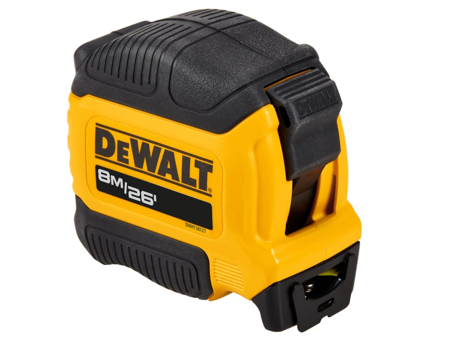 Dewalt Hand Tools Dewalt DWHT381275 8m/26ft Compact Series Tape Measure