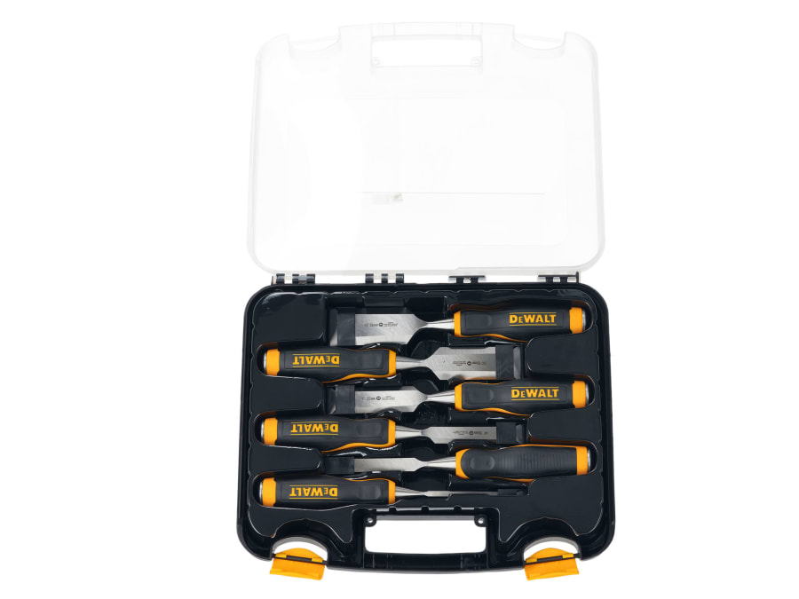 Dewalt Hand Tools Dewalt DWHT168529 6 Piece Wood Chisel Set