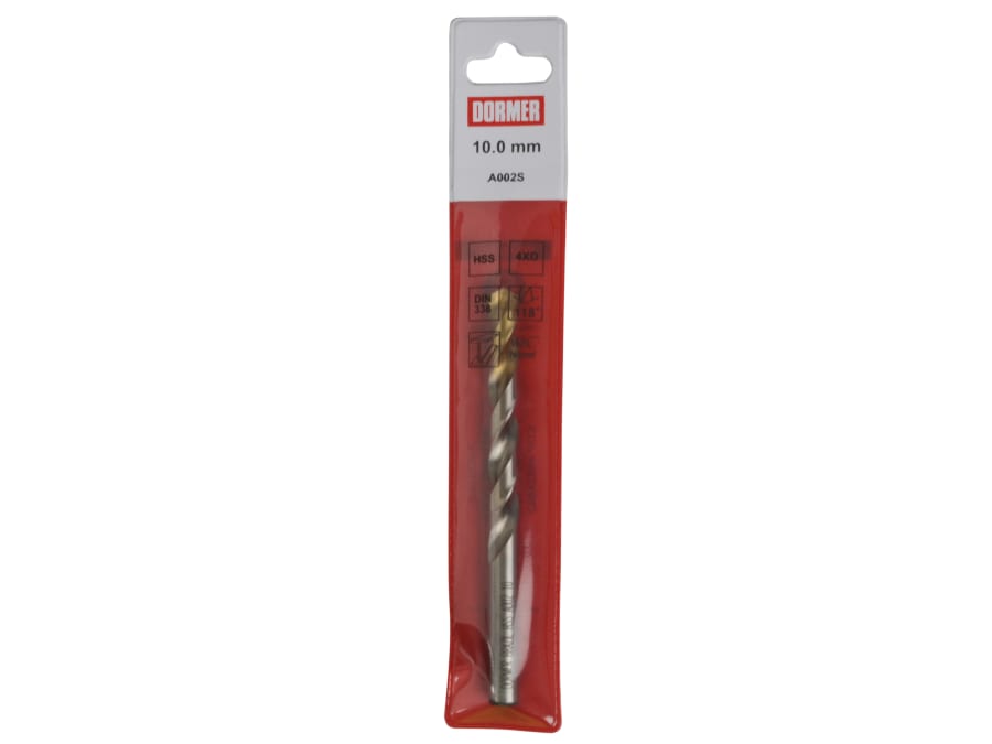 Dormer A002S80 HSS-TiN Coated Jobber Drill 8.00mm