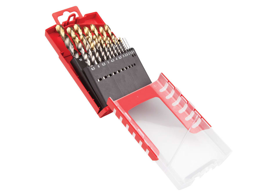 Dormer A087201 HSS TiN Coated Jobber Drill Bit Set 1-10mm