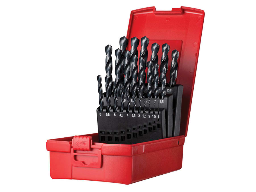Dormer A190204 HSS Twist Drill Bit Set 1-13mm 25 Piece