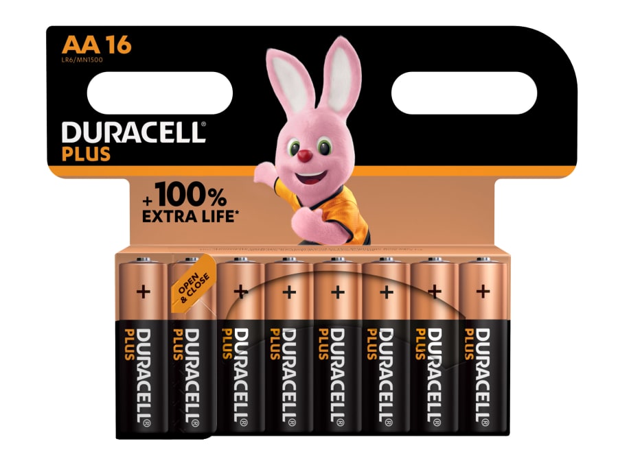 Duracell S19035 AA Batteries Pack 16