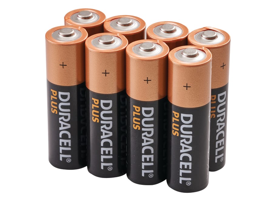 Duracell MN1500B8PLUS100SPO AA Plus Power Batteries (Pack 8)