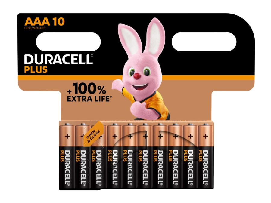 Duracell S19036 AAA Batteries Pack 10