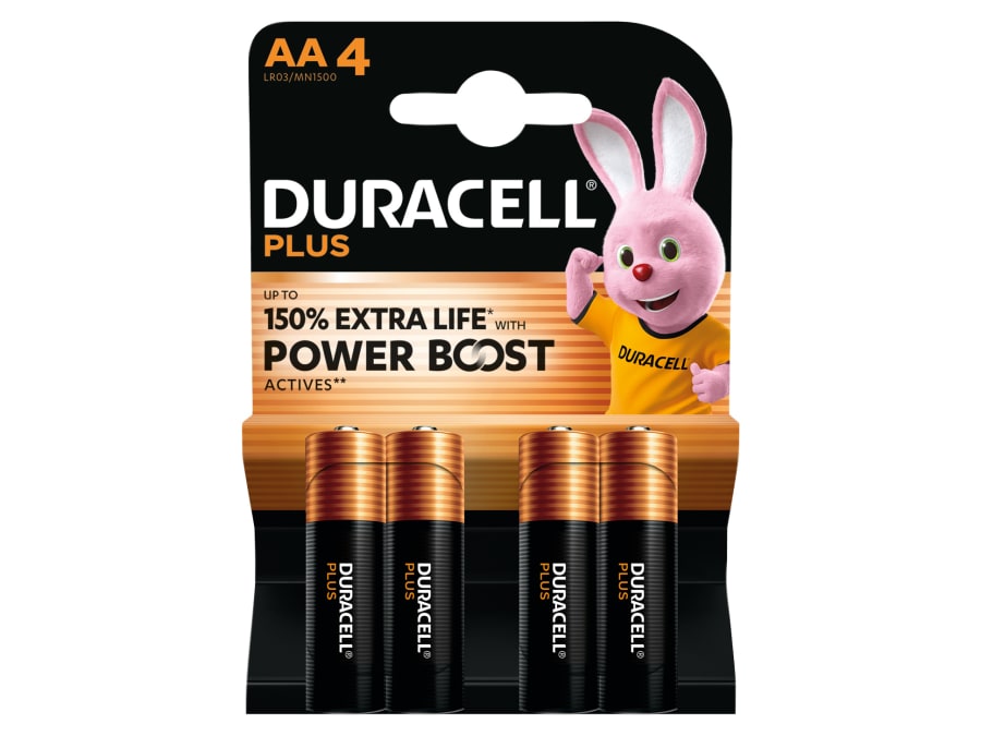 Duracell S30943 AA Batteries with Power Boost Pack 4