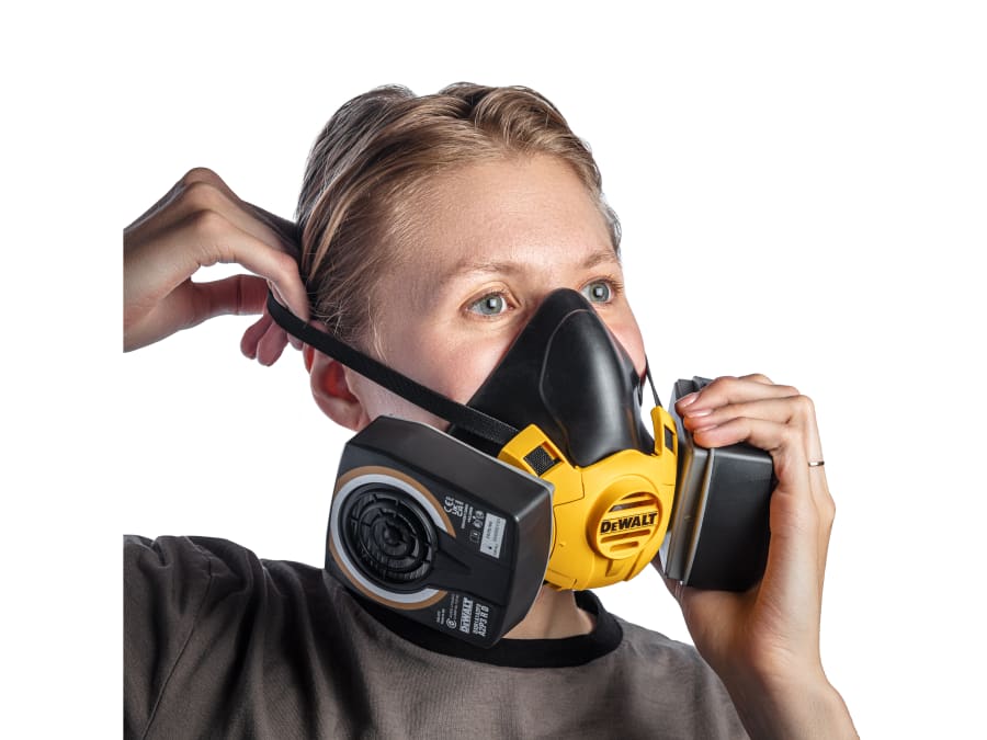 Dewalt Respiration Dewalt DXIR1HMLA2P3 A2P3 Half Mask Respirator Large