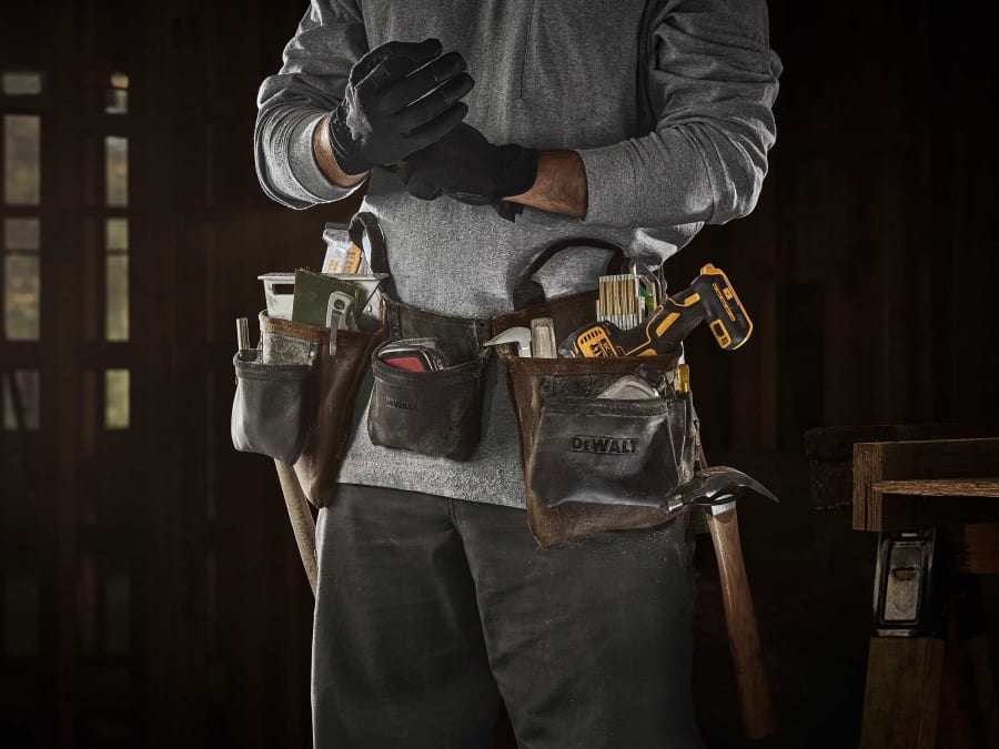 Dewalt Storage Dewalt DWST50112 Pro Leather Tool Apron