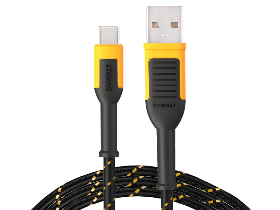 Dewalt Telecoms 1311349DWG USB A to USB C Charging Cable 3m