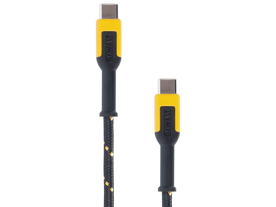 Dewalt Telecoms 1311362DWG USB C to USB C Charging Cable 1.2m