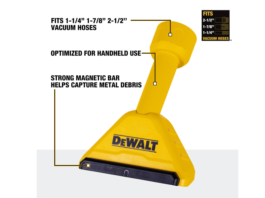 Dewalt Vacuum Dewalt DXVA001501E Magnetic Utility Nozzle