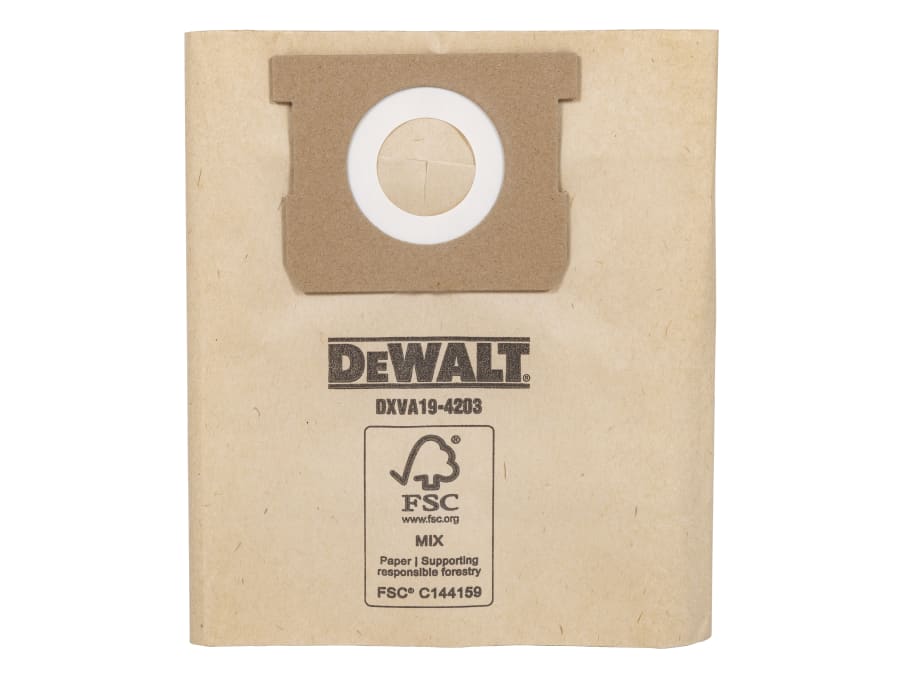 Dewalt Vacuum Dewalt DXVA194203 Dust Bag 3 Pack