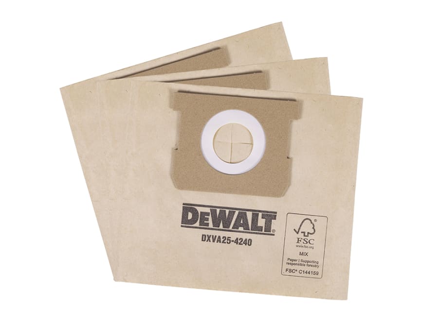 Dewalt Vacuum Dewalt DXVA254240 Dust Bag with 3 Bags
