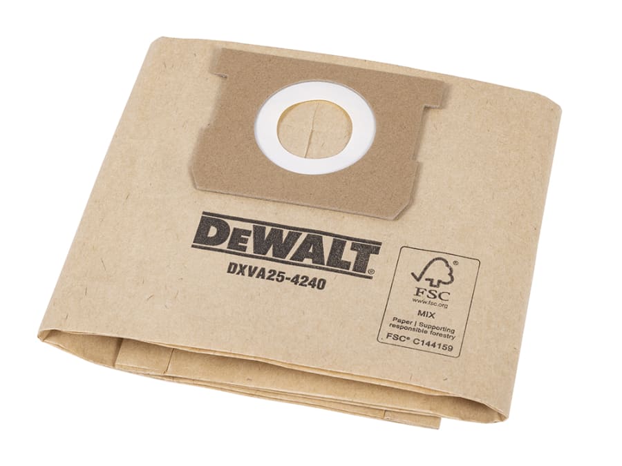 Dewalt Vacuum Dewalt DXVA254240 Dust Bag with 3 Bags