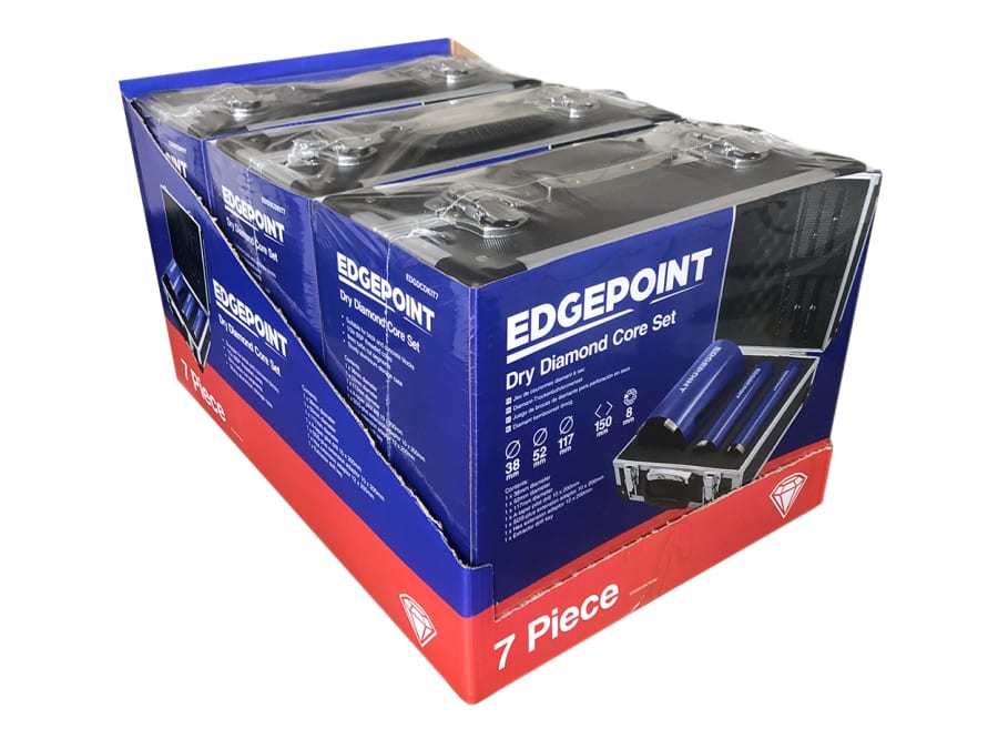 Edgepoint Diamond Dry Core Bit Set