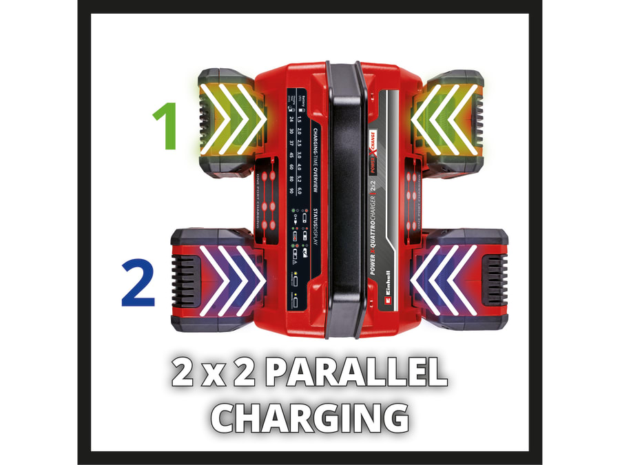 Einhell 4512102 Power X-Quattrocharger 4A