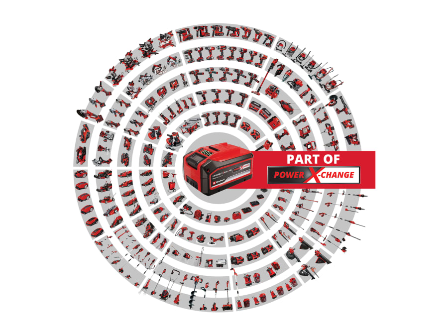 Einhell 4512143 Power-X-Change Boostcharger Starter Kit 18V with 1 × 4.0-6.0Ah Battery