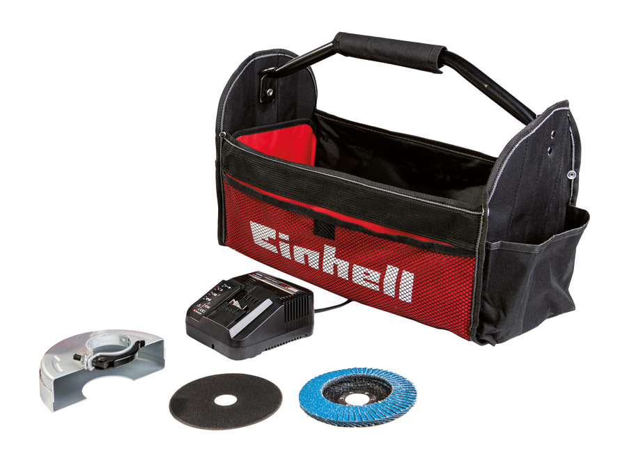 Einhell TE-AG 18/115 Li 18V 115mm Angle Grinder with 1 × 4.0Ah Battery