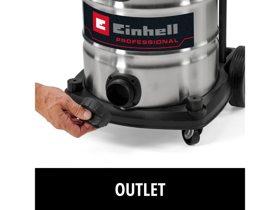 Einhell TP-VC 36/30 S Auto-Solo PRO 36V (2x18V) Wet/Dry Vacuum Cleaner Bare Unit