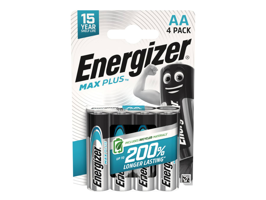 Energizer S13457 AA Alkaline Batteries Pack 4