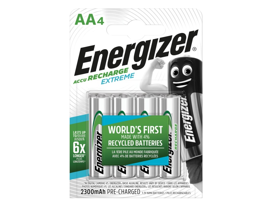 Energizer S10262 AA Batteries with 2300 mAh (Pack 4)