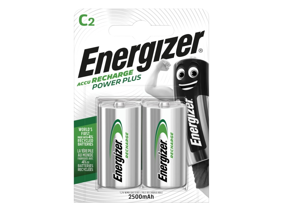 Energizer S633 C Cell Batteries with 2500mAh