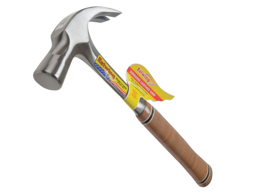 Estwing E24C 680g Curved Claw Hammer with Leather Grip