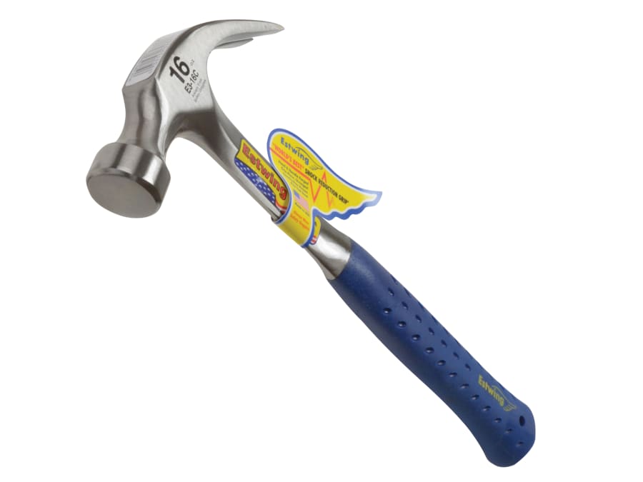 Estwing E316C 16oz Curved Claw Hammer with Vinyl Grip