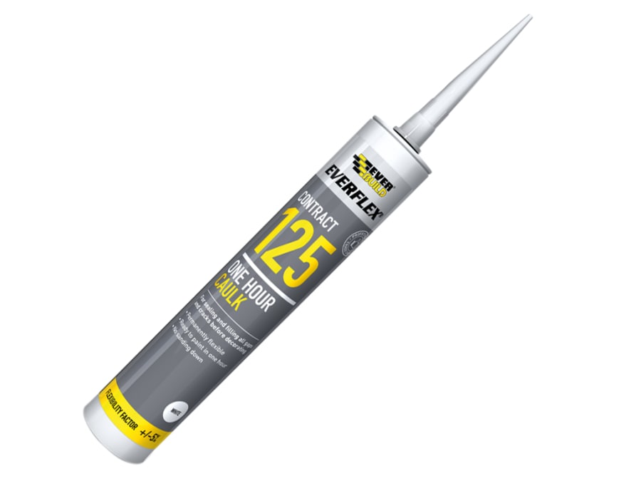 Everbuild Sika Everbuild 485997 125 White Caulk 380ml
