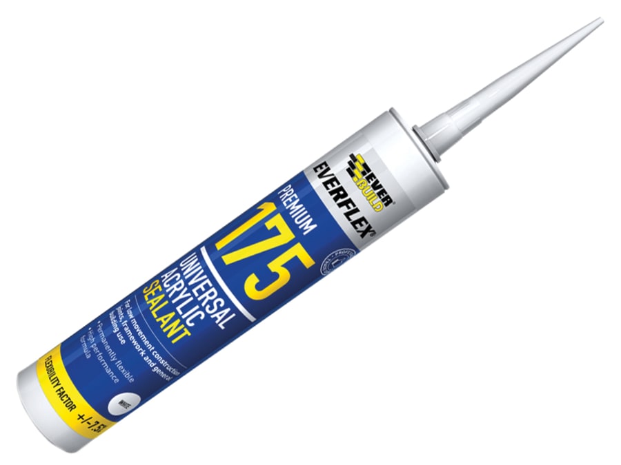 Everbuild Sika Everbuild 489426 175 Universal Acrylic Sealant Brown 300ml