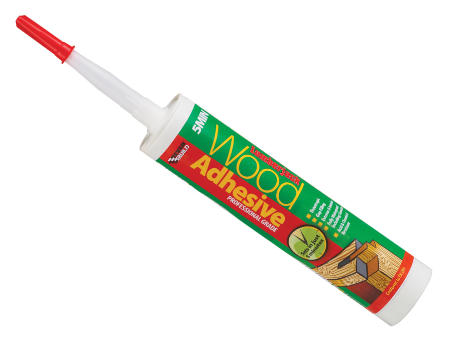 Everbuild Sika Everbuild 484682 5min Polyurethane Wood Adhesive Gel 310ml