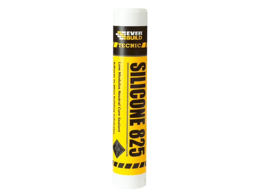 Everbuild Sika Everbuild 467240 Tecnic Silicone 825 Mid Grey 380ml