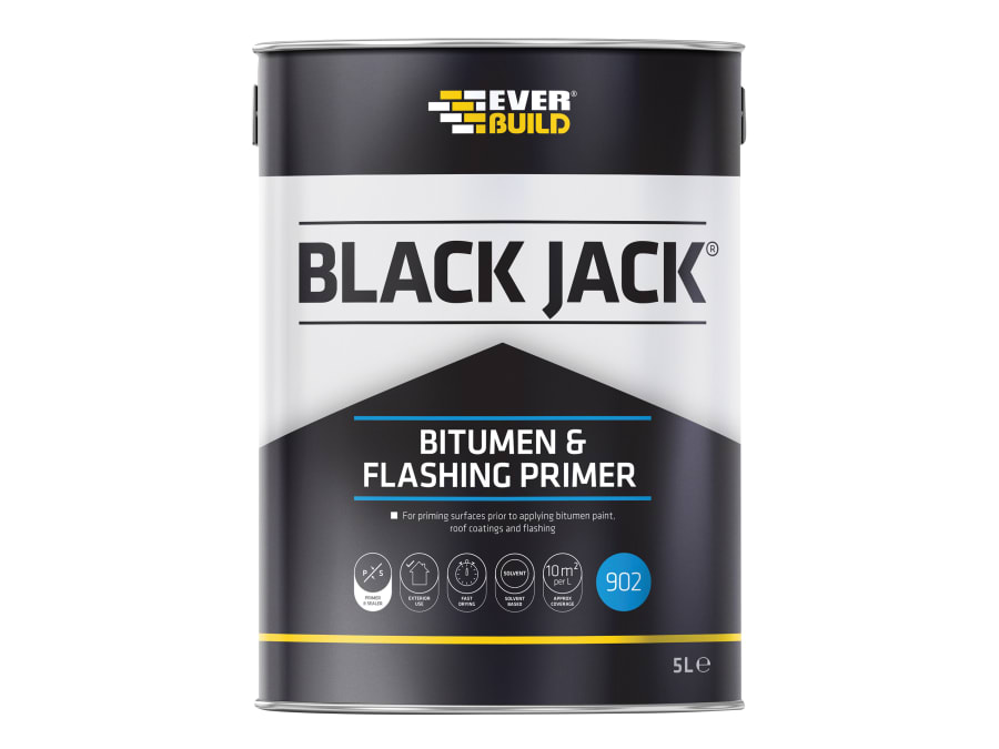 Everbuild Sika Everbuild 486986 Bitumen & Flashing Primer 5 Litre