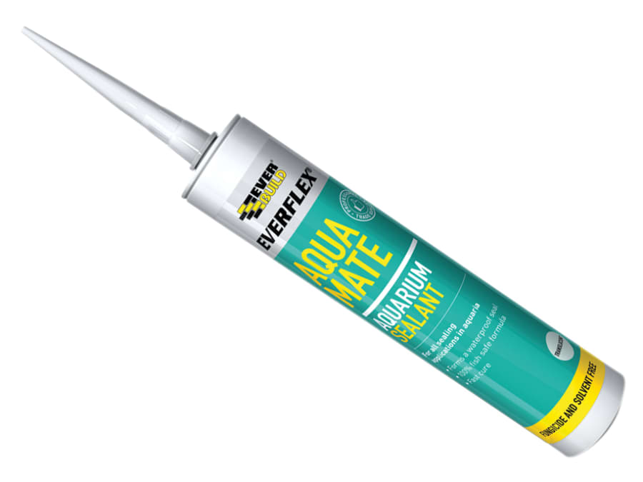 Everbuild Sika Everbuild 489687 295ml Transparent Silicone Sealant