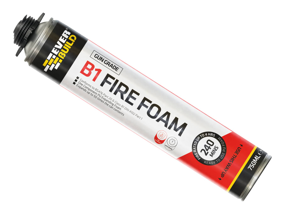 Everbuild Sika Everbuild 488715 Fire Foam B1 Gun Grade Aerosol 750ml