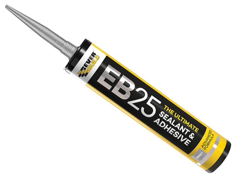 Everbuild Sika Everbuild 605670 EB25 Hybrid Sealant Adhesive Grey 300ml