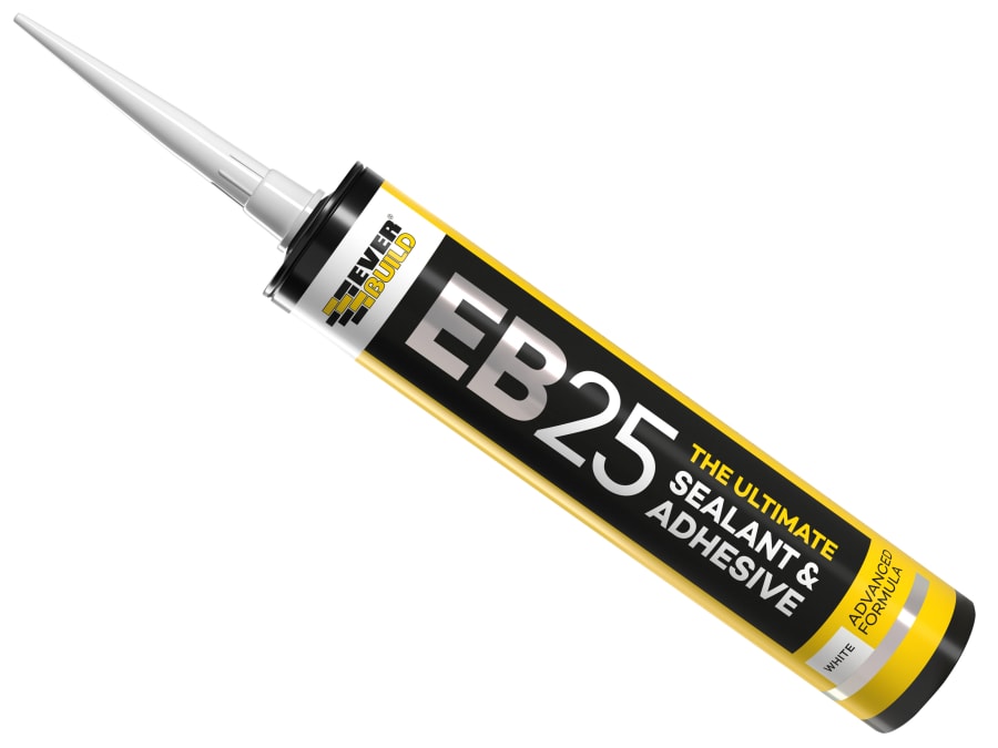 Everbuild Sika Everbuild 605668 EB25 Hybrid Sealant Adhesive White 300ml
