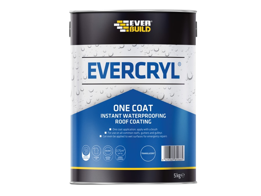 Everbuild Sika Everbuild 484620 EVERCRYL One Coat Clear 5kg