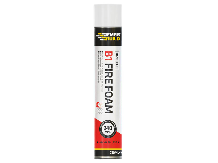 Everbuild Sika 488714 Fire Foam B1 Hand Grade Aerosol 750ml
