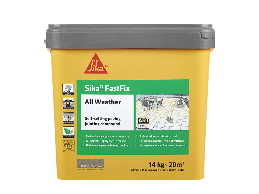 Everbuild Sika 626733 FastFix All Weather Charcoal 15kg