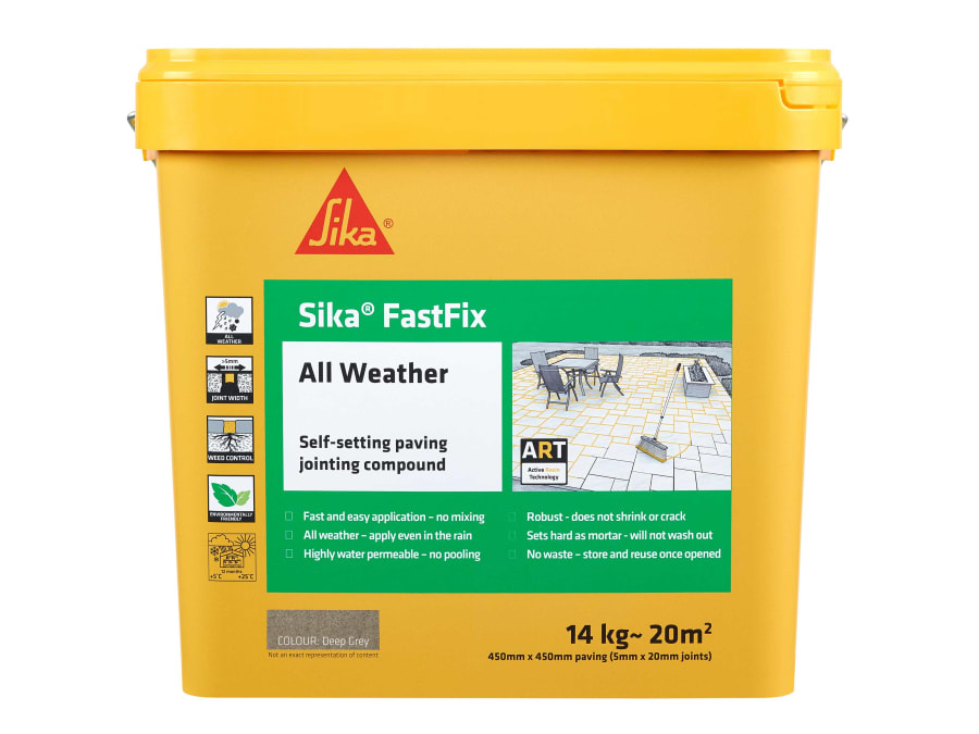 Everbuild Sika 669016 FastFix All Weather Deep Grey 14kg