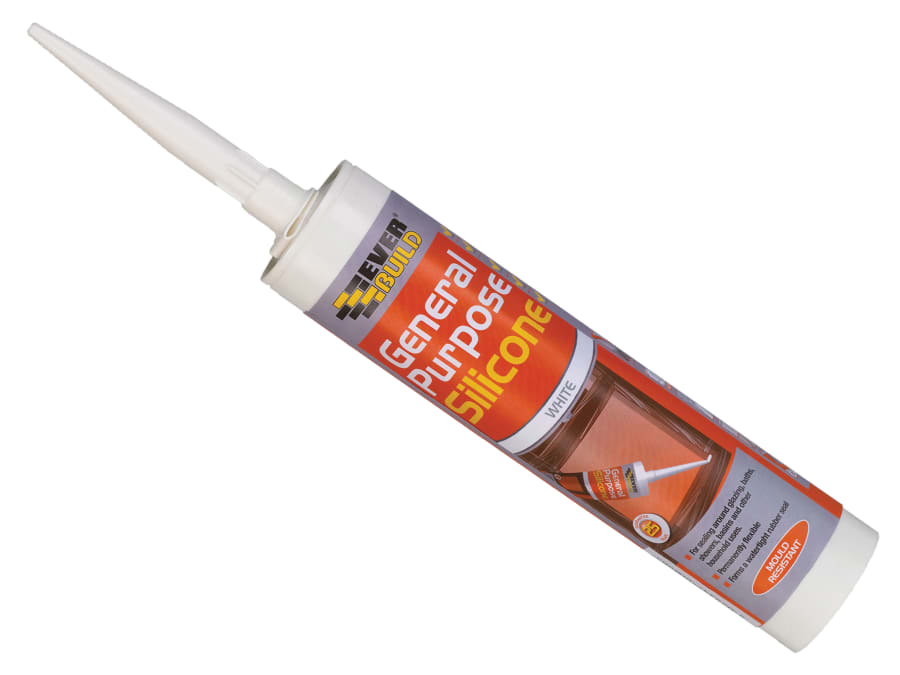 Everbuild Sika Everbuild 467061 General Purpose Silicone White 280ml