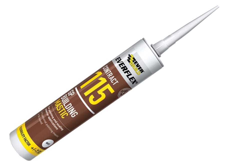 Everbuild Sika Everbuild 489634 115 General Purpose Building Mastic Brown 285ml