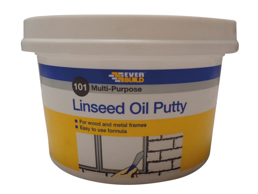 Everbuild Sika Everbuild 480207 500g Multi-Purpose Linseed Oil Putty Natural