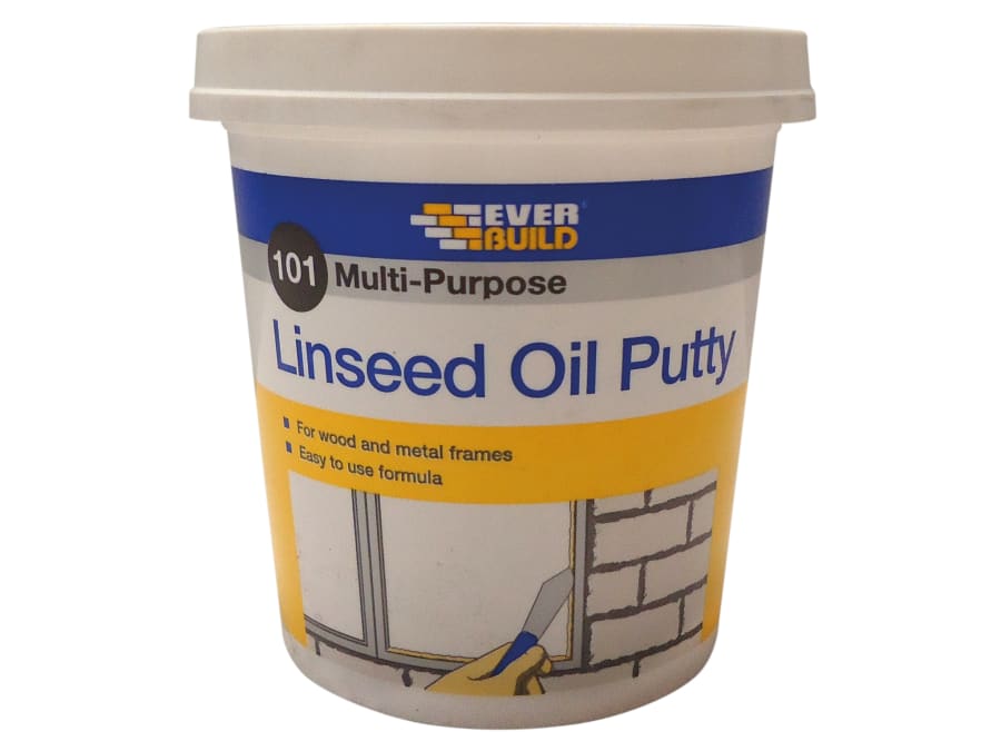 Everbuild Sika Everbuild 480210 1kg Multi-Purpose Linseed Oil Putty Natural
