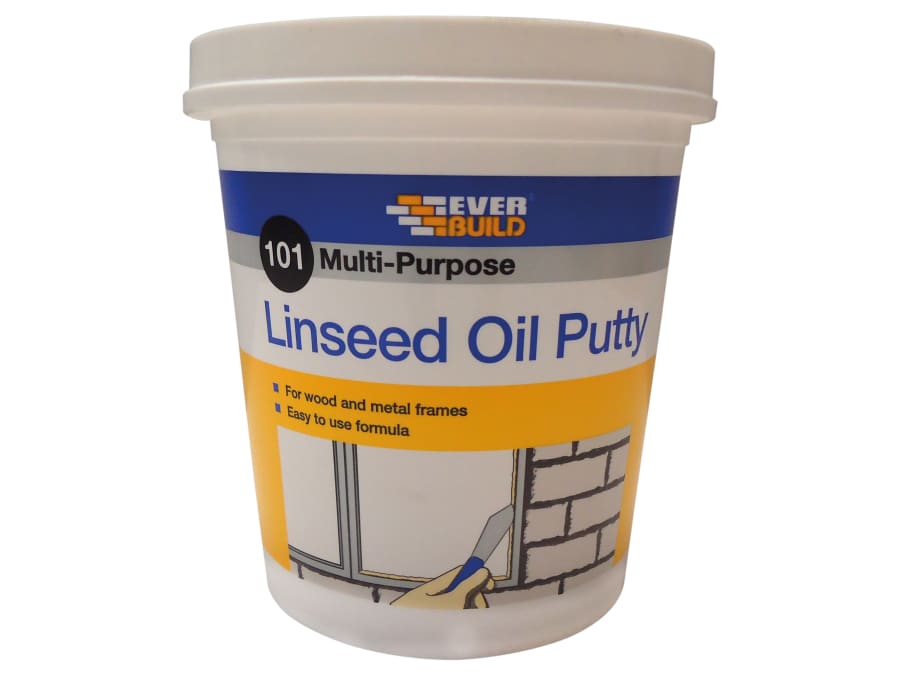 Everbuild Sika Everbuild 480211 2kg Multi-Purpose Linseed Oil Putty Natural