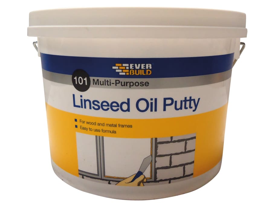 Everbuild Sika Everbuild 480212 5kg Multi-Purpose Linseed Oil Putty