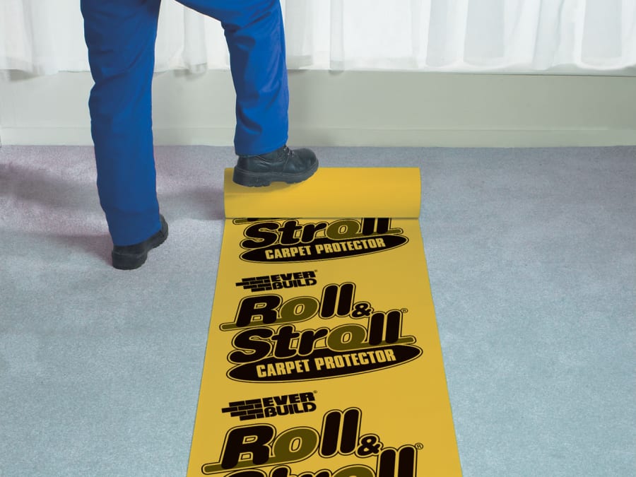 Everbuild Sika Everbuild 484946 Roll & Stroll Premium Carpet Protector 600mm x 75m