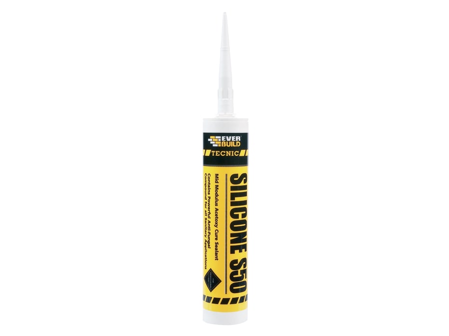 Everbuild Sika 486431 Tecnic Silicone S50 Translucent 310ml