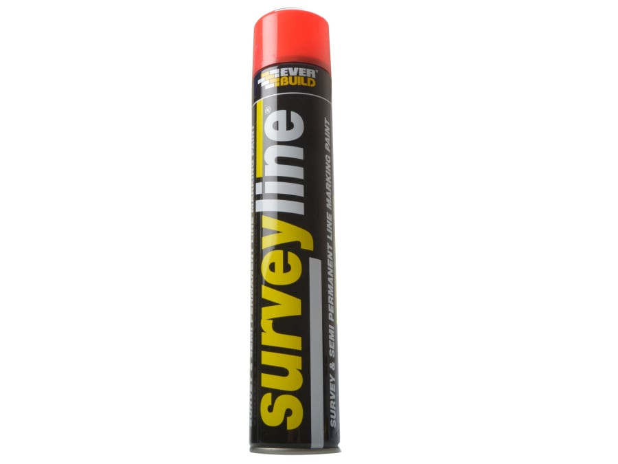 Everbuild Sika Everbuild 490213 Red Survey Line Marker Spray 700ml