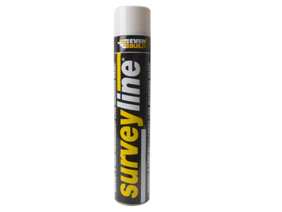 Everbuild Sika Everbuild 490214 White Survey Line Marker Spray 700ml